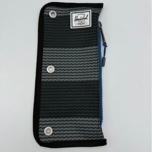 Herschel Supply Repurpose Field Program Zippered Pencil‎ Case Pouch Striped